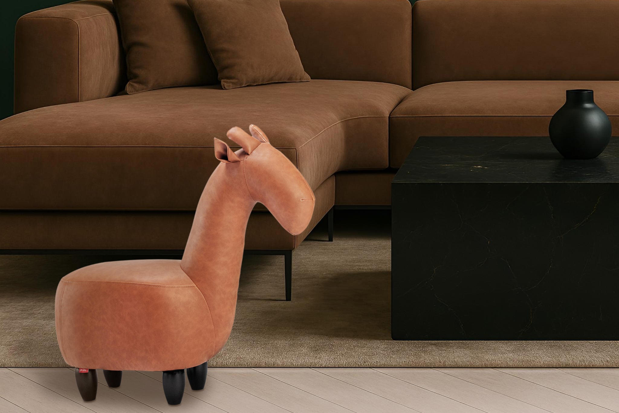 Joshua Steinberg - Classic Safaro Ottoman Series - Giraffidae