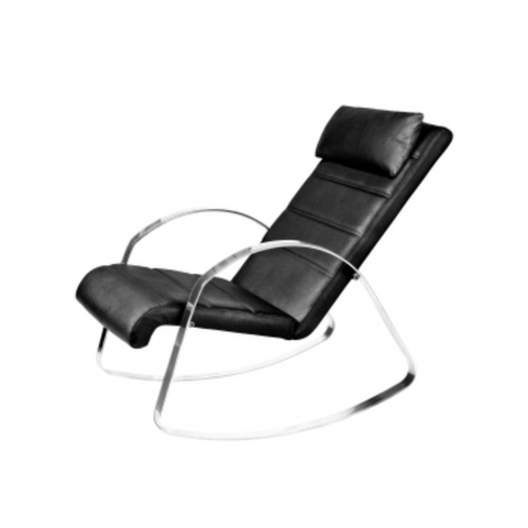 Archibald Full Leather Rocking Chair