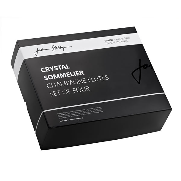 Genoa 12 oz. Lead-Free Crystal Champagne Flutes (Set of 8)